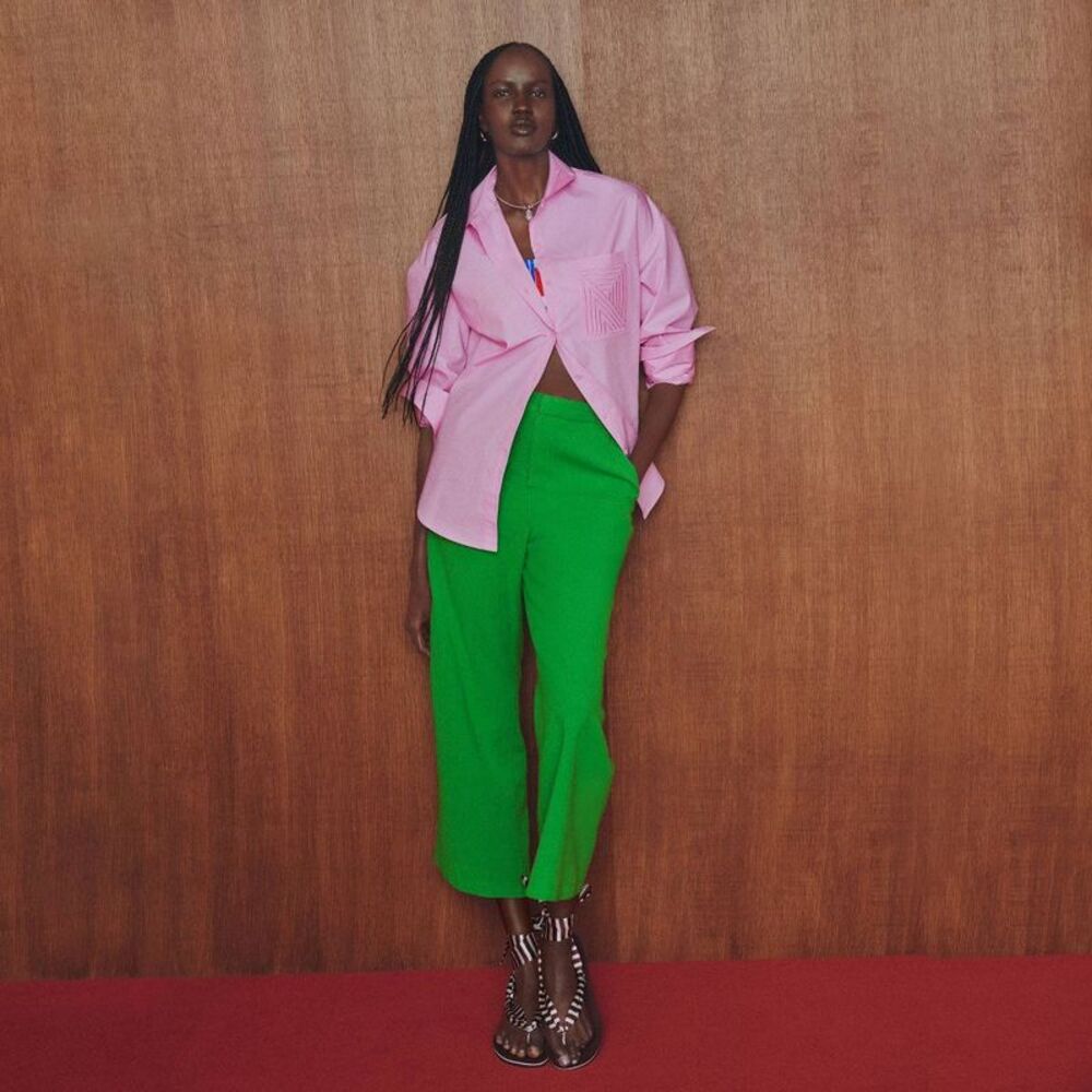 Women's Kick Flare Trousers - Rosie Assoulin Green 8